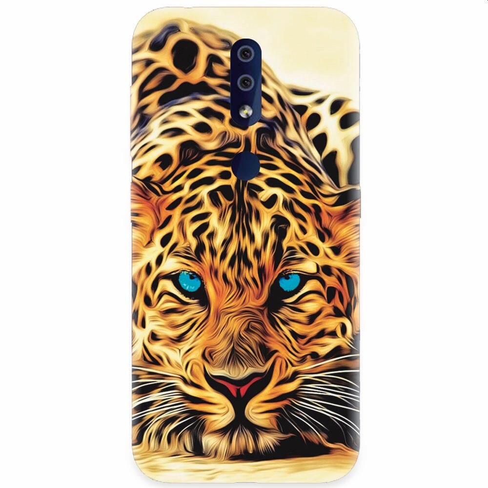 Husa silicon pentru Nokia 4.2, Animal Tiger