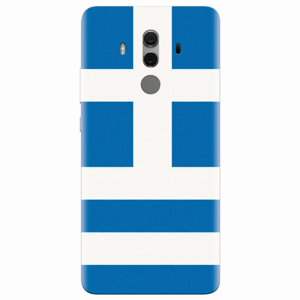 Husa silicon pentru Huawei Mate 10 Pro, Greece Flag