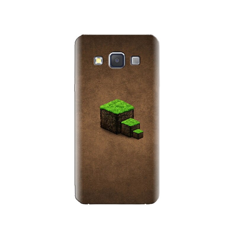 Husa Samsung A5 Green Grass Cube Steps