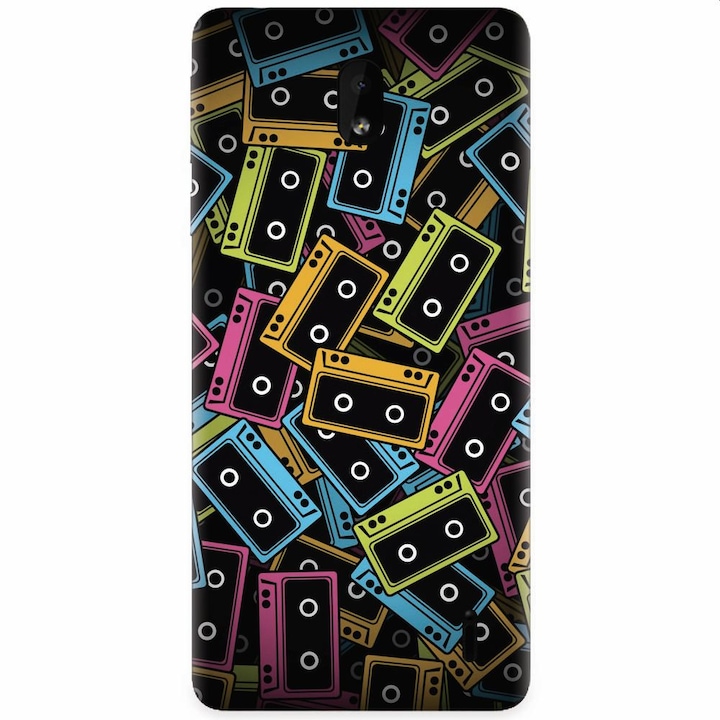 Π‘ΠΈΠ»ΠΈΠΊΠΎΠ½ΠΎΠ² ΠΊΠ΅ΠΉΡ Π·Π° Nokia 1 Plus, Audio Cassette Color Vector