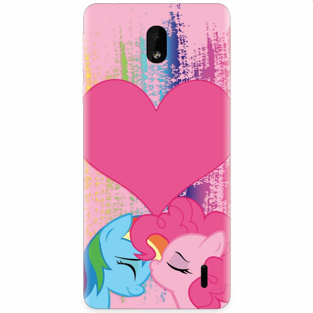 Husa silicon pentru Nokia 1 Plus, Pinkie Kiss