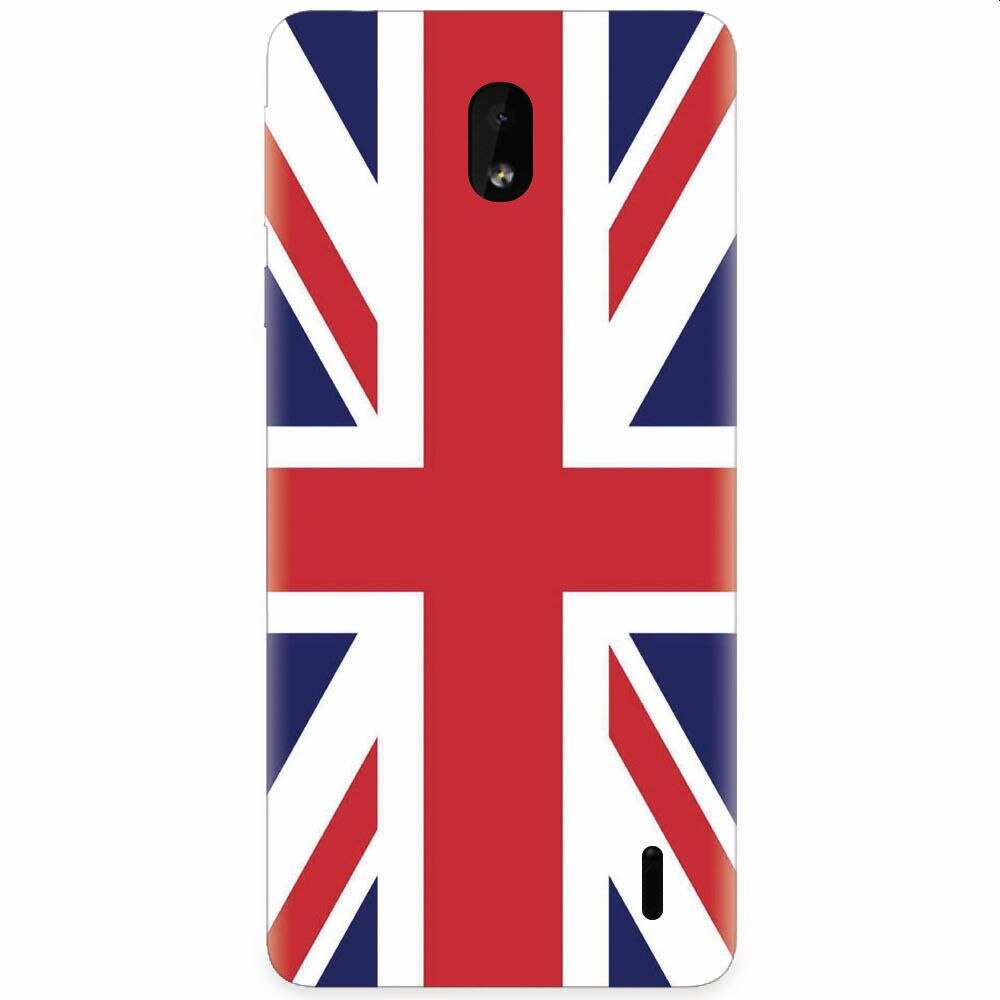 Husa silicon pentru Nokia 1 Plus, UK Flag Illustration