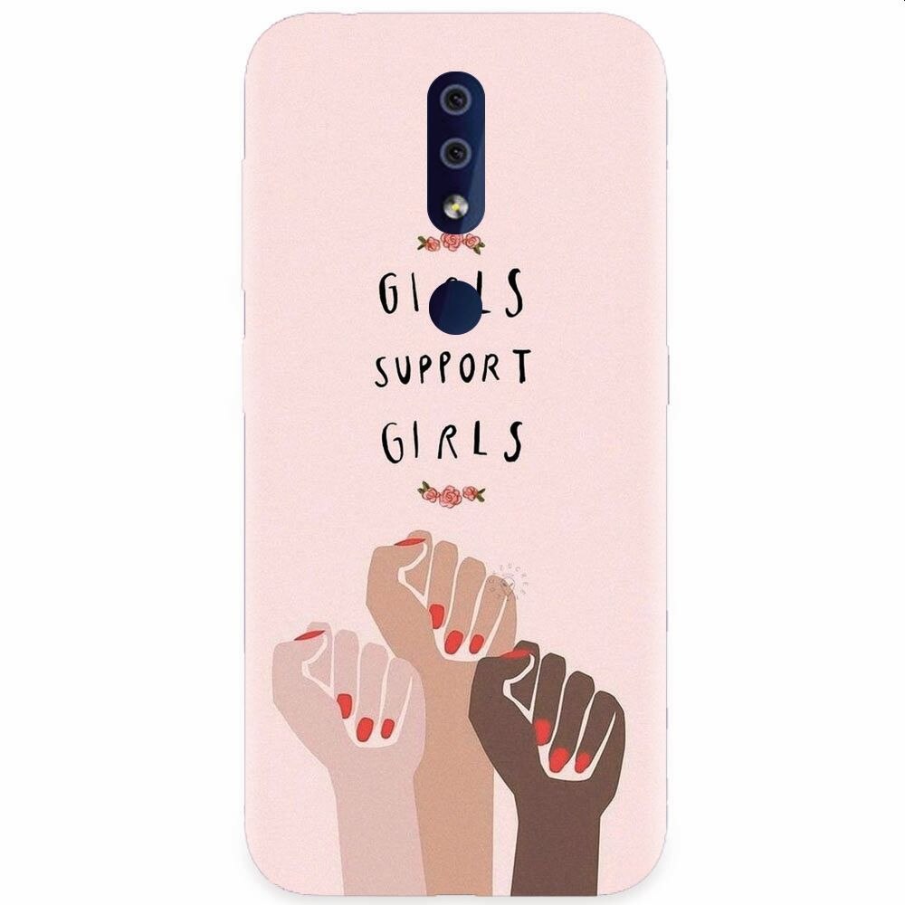 Husa silicon pentru Nokia 4.2, Girls Supportgirls
