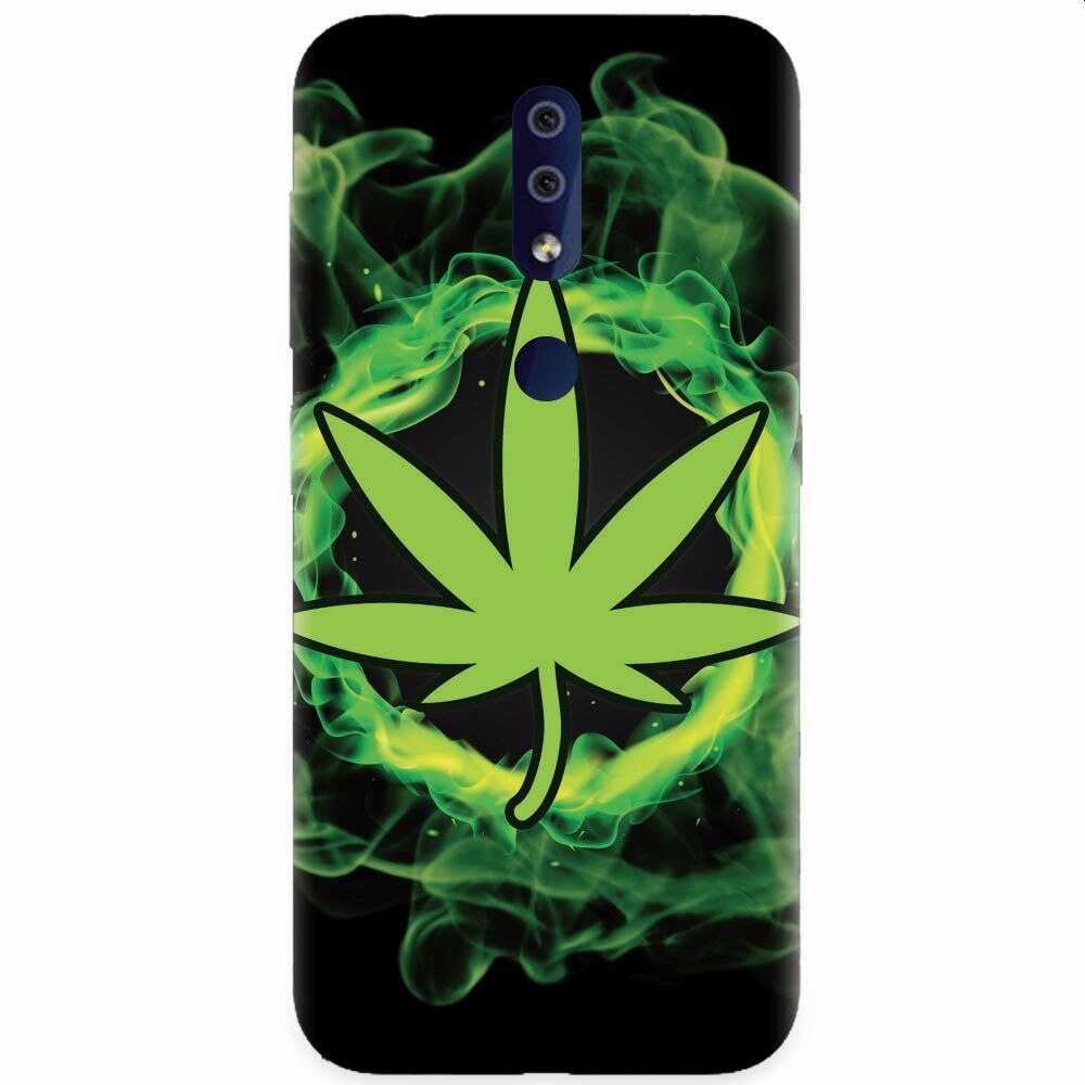 Husa silicon pentru Nokia 4.2, GreenFlames