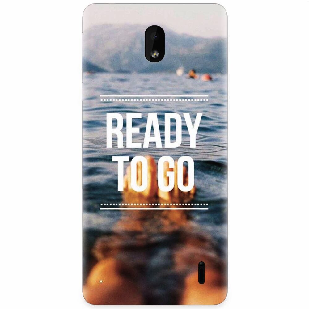 Husa silicon pentru Nokia 1 Plus, Ready To Go Swimming