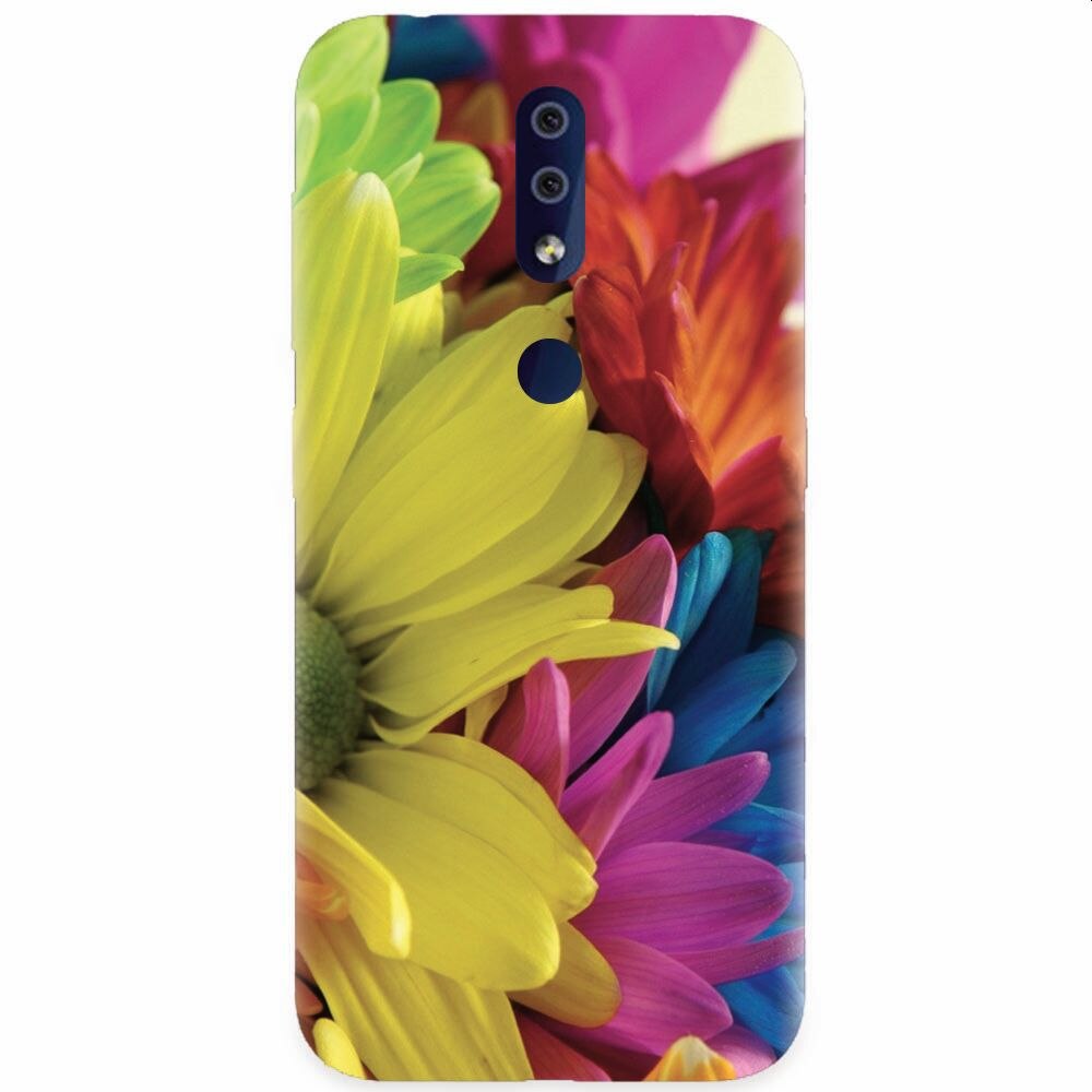 Husa silicon pentru Nokia 4.2, Flower