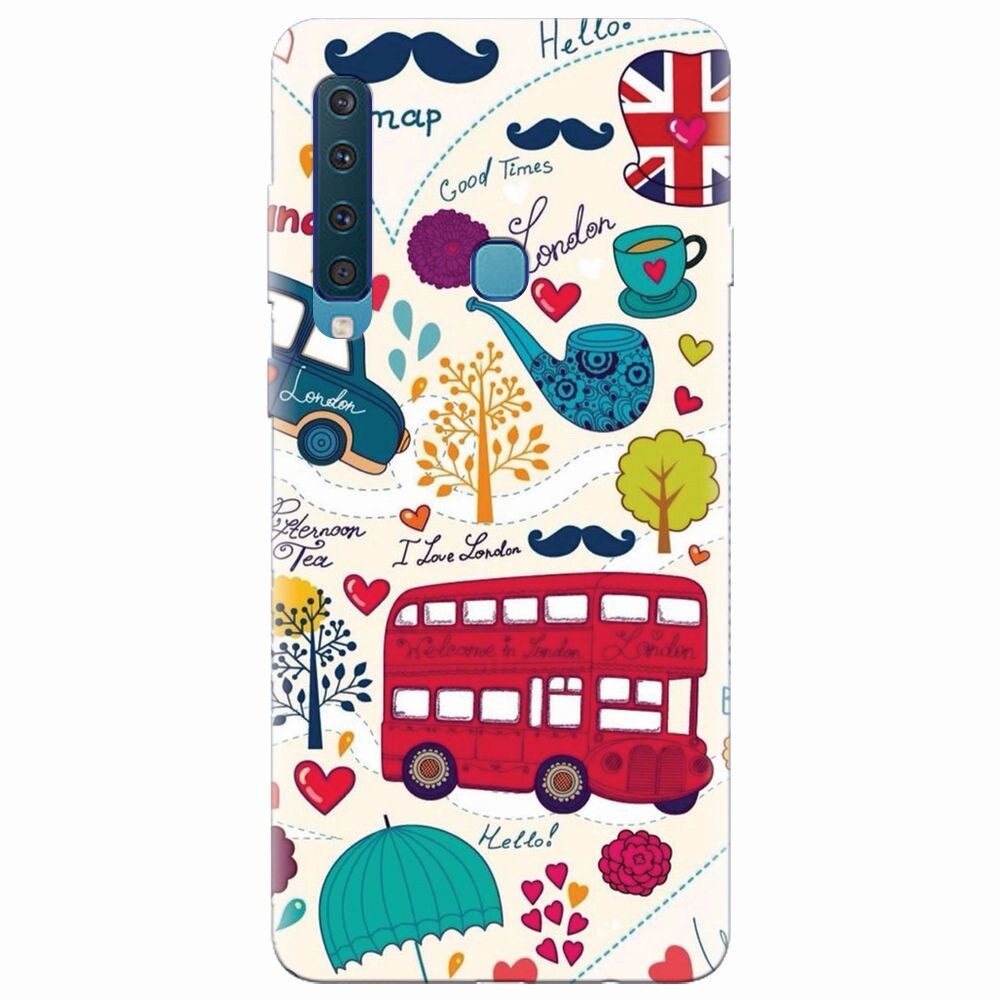 Husa silicon pentru Samsung Galaxy A9 2018, Welcome In London