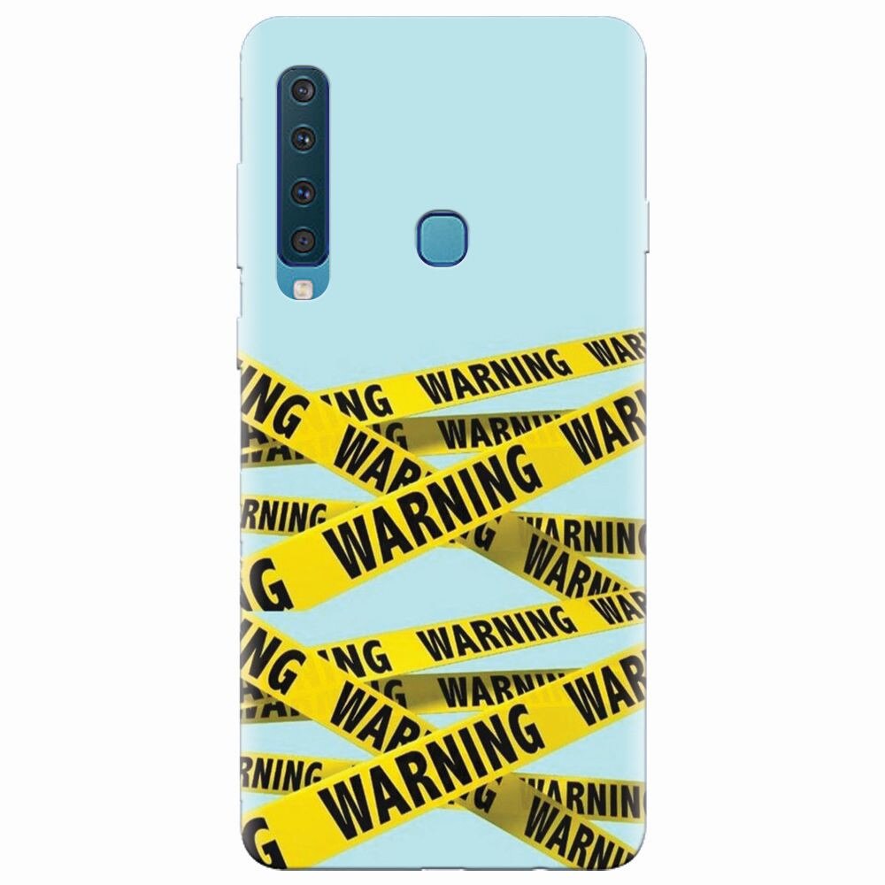 Husa silicon pentru Samsung Galaxy A9 2018, Warning