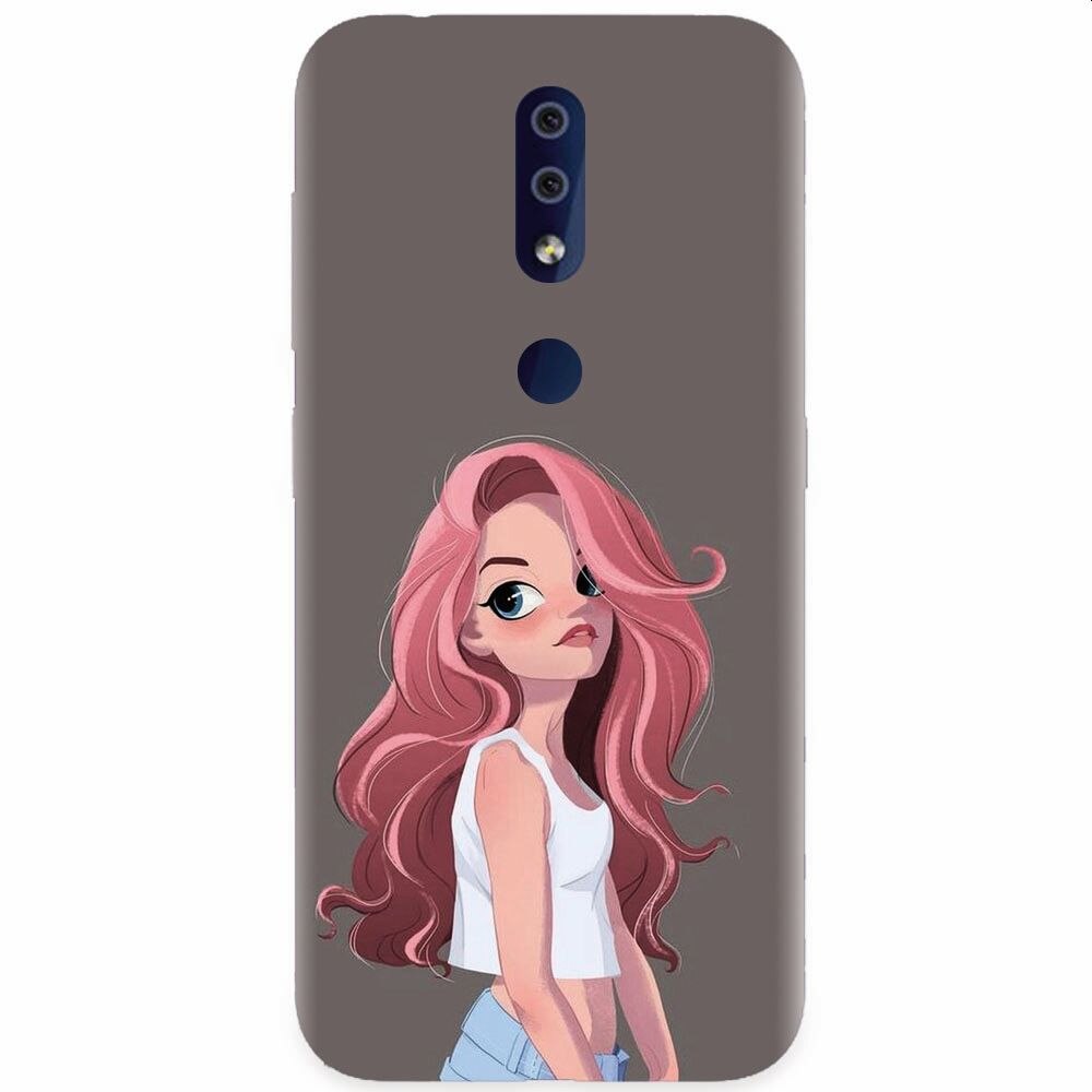 Husa silicon pentru Nokia 4.2, Cute Girl
