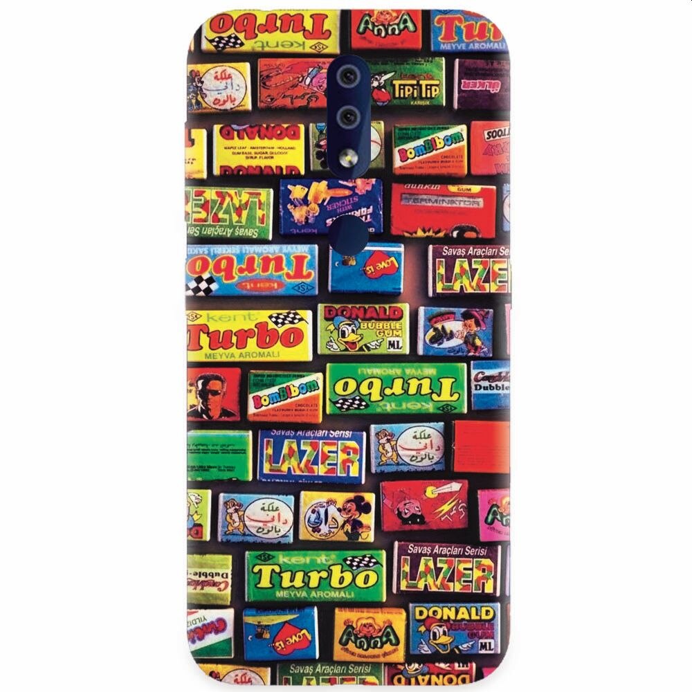 Husa silicon pentru Nokia 4.2, Chewing Gum Turbo