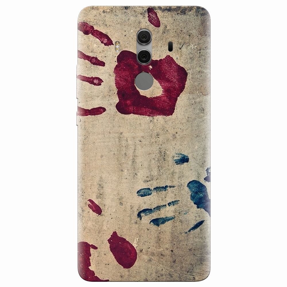 Husa silicon pentru Huawei Mate 10 Pro, Handprints