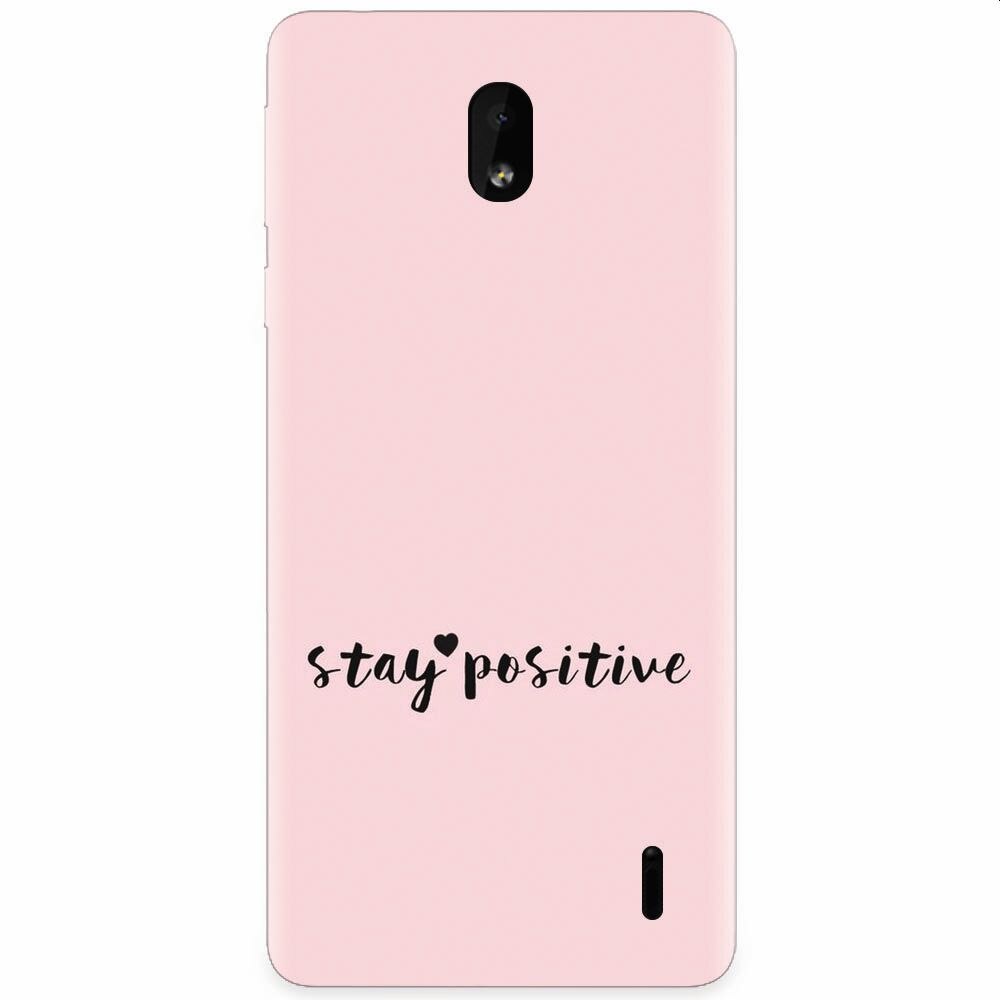 Husa silicon pentru Nokia 1 Plus, Stay Positive