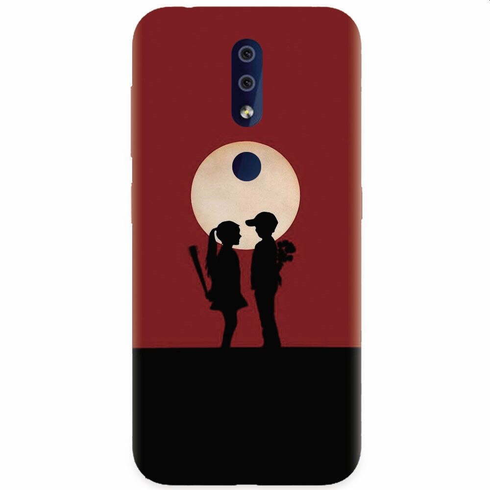 Husa silicon pentru Nokia 4.2, Boy Girl Love Story