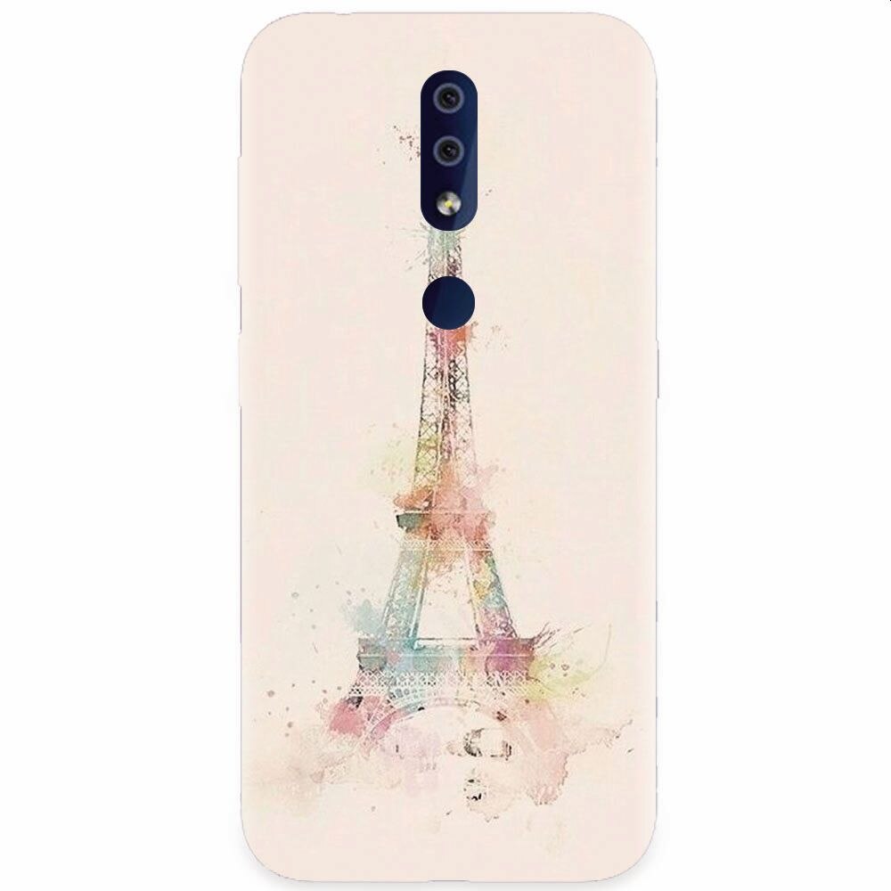 Husa silicon pentru Nokia 4.2, Eiffel Tower 001