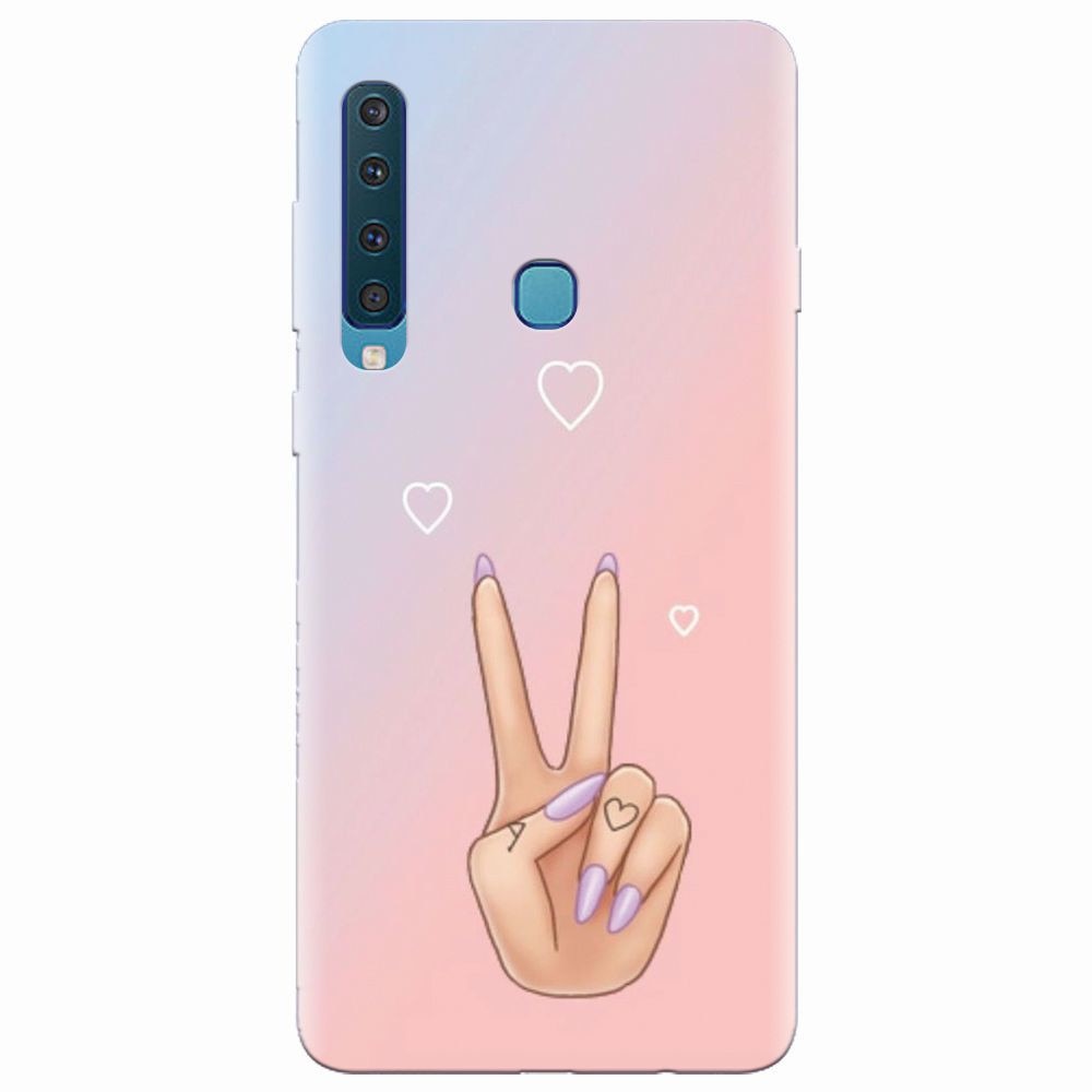 Husa silicon pentru Samsung Galaxy A9 2018, Victory Love