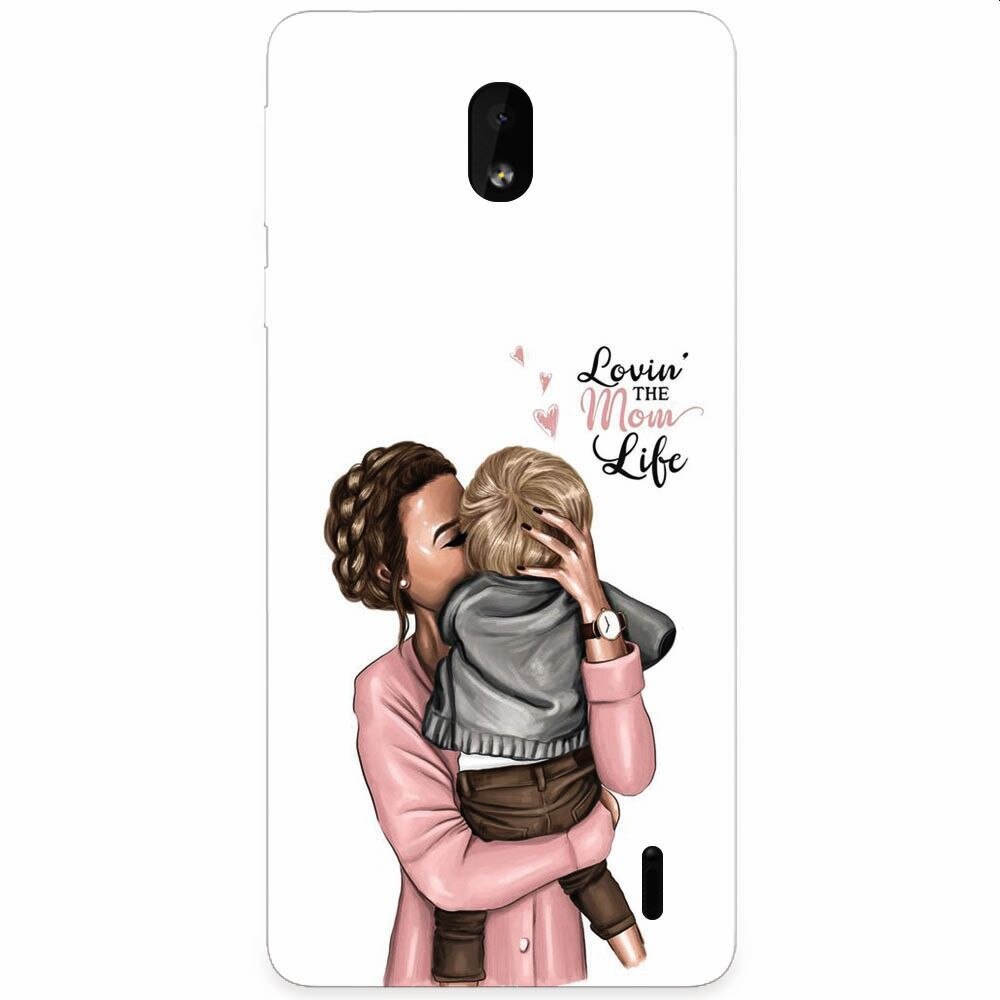 Husa silicon pentru Nokia 1 Plus, Loving Mother