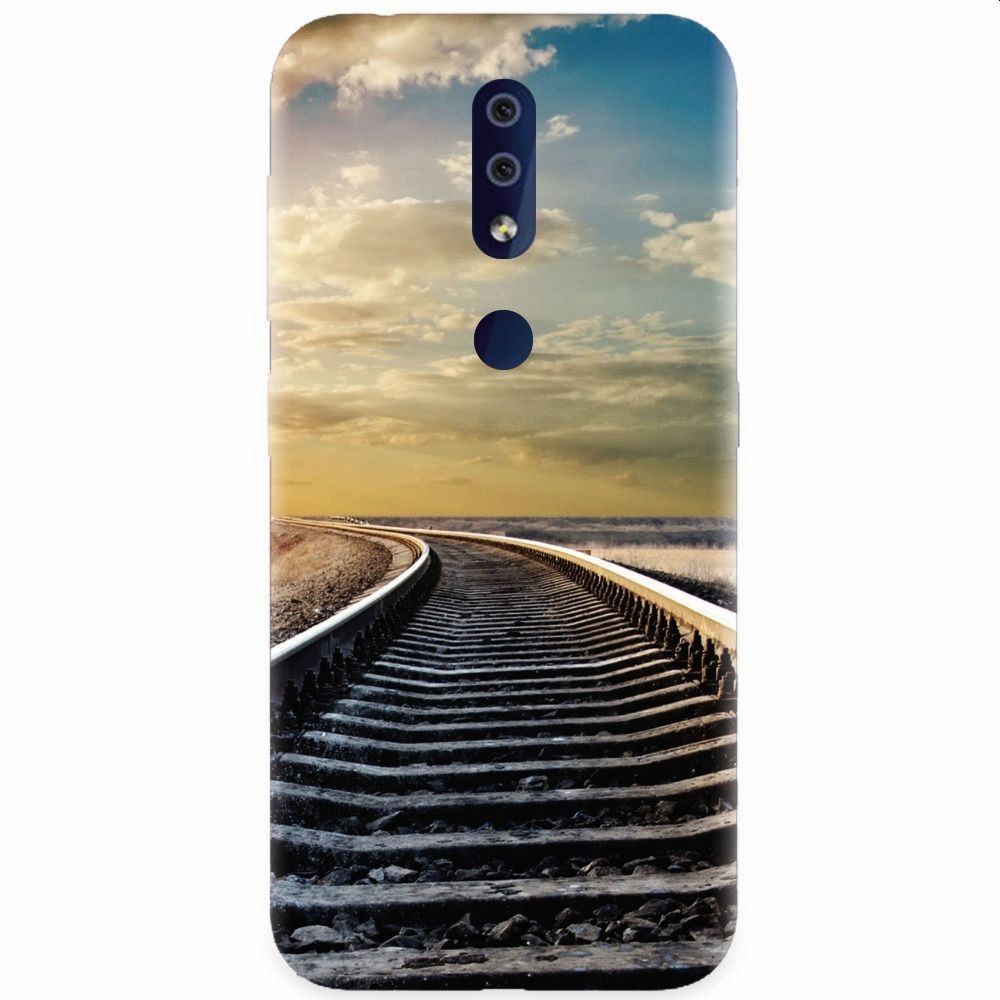 Husa silicon pentru Nokia 4.2, Railroad Horizon