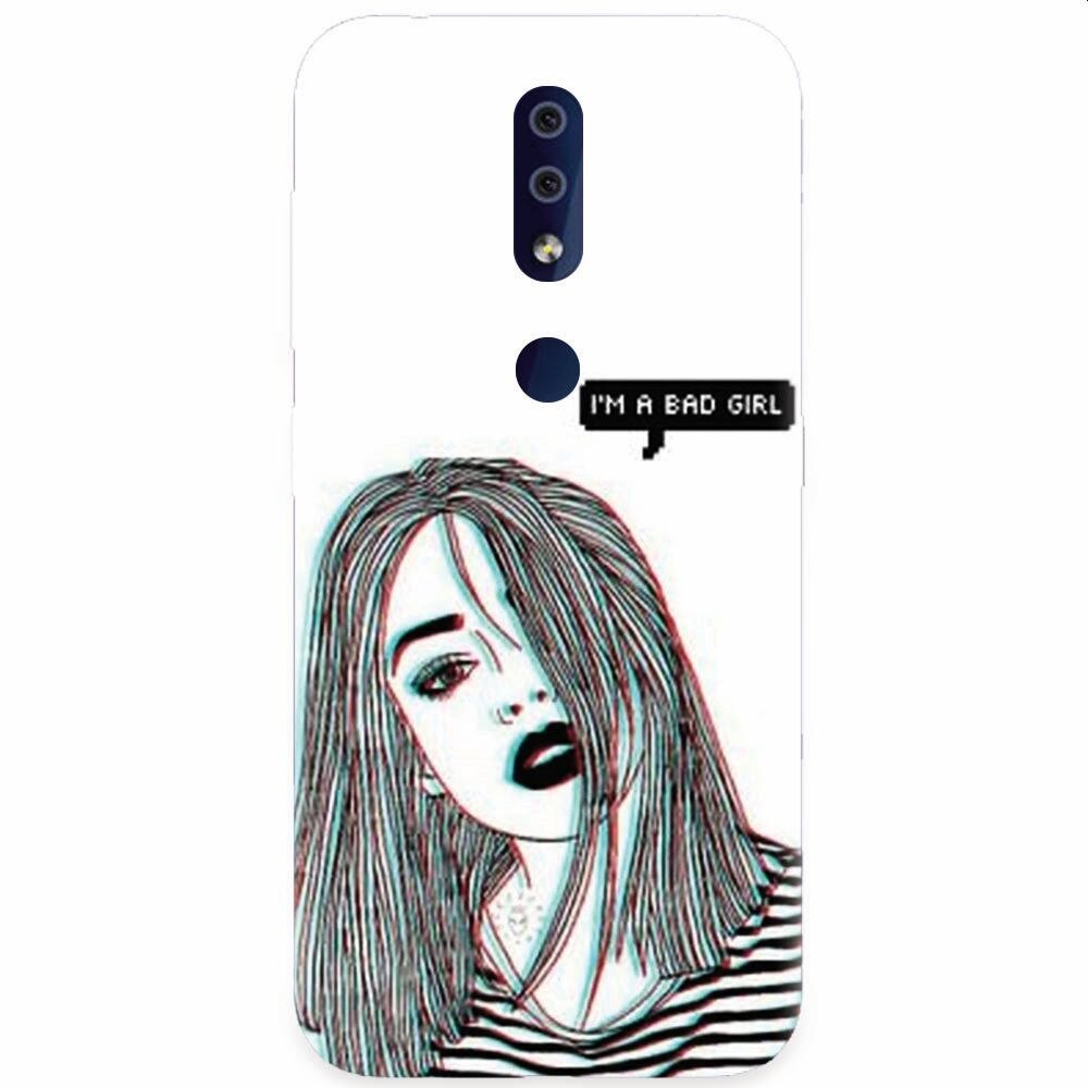 Husa silicon pentru Nokia 4.2, Im A Bad Girl