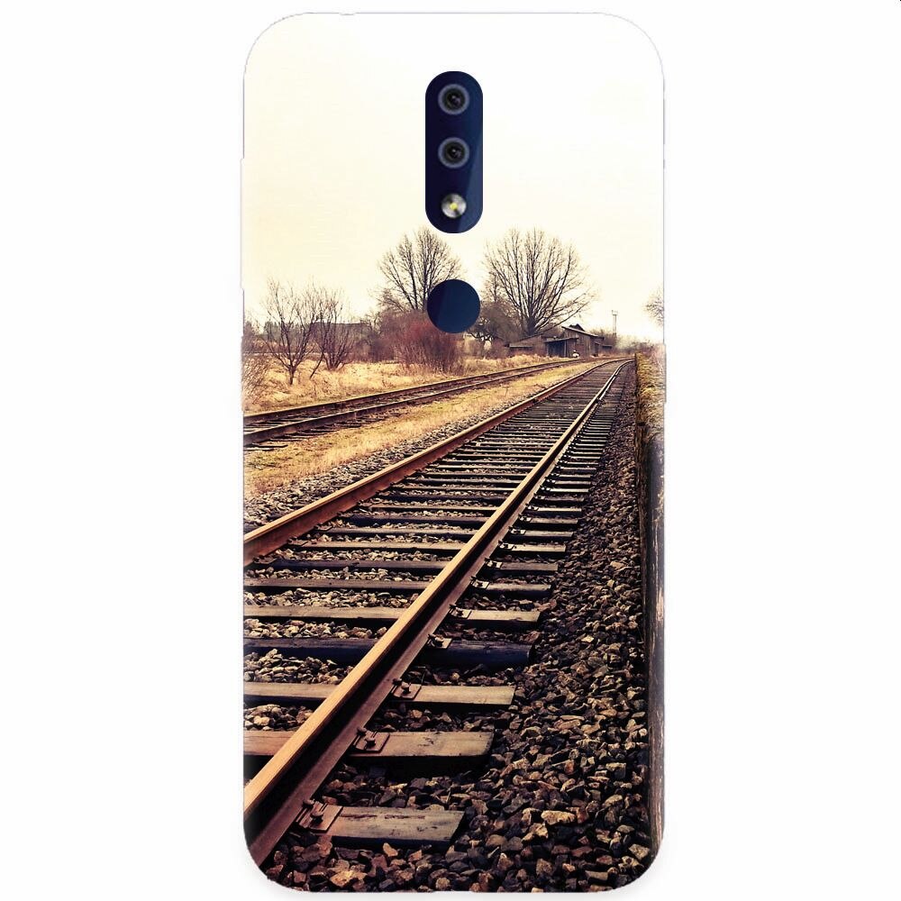 Husa silicon pentru Nokia 4.2, Railroad