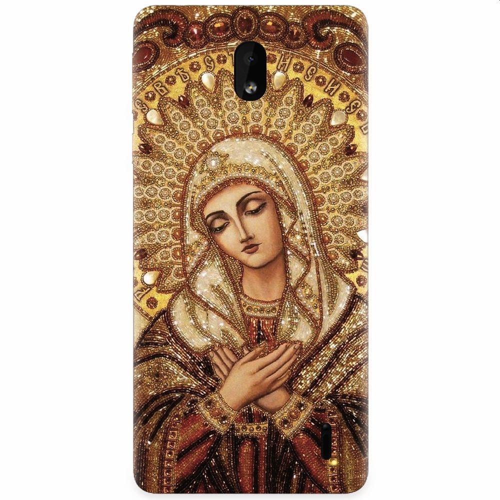 Husa silicon pentru Nokia 1 Plus, Maica Domnului