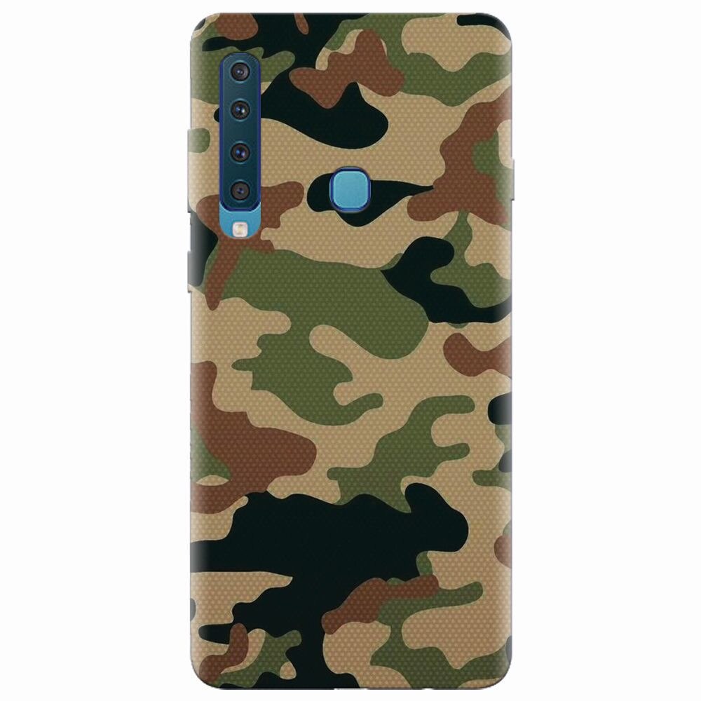 Husa silicon pentru Samsung Galaxy A9 2018, Camuflaj