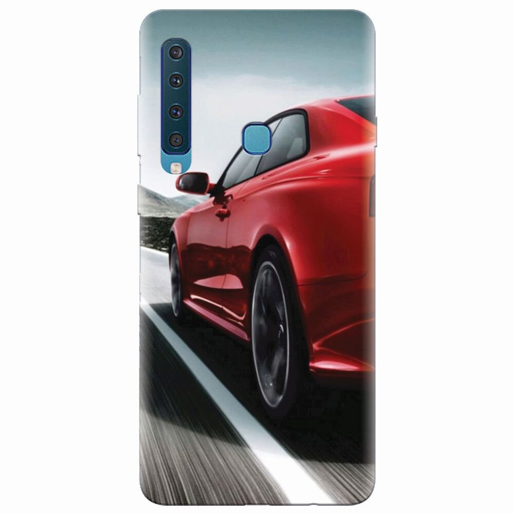 Husa silicon pentru Samsung Galaxy A9 2018, Car On Road