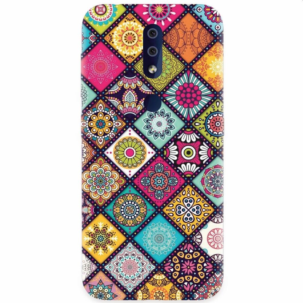 Husa silicon pentru Nokia 4.2, Mandala Pattern
