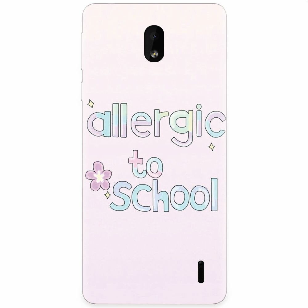 Husa silicon pentru Nokia 1 Plus, Allergic To School
