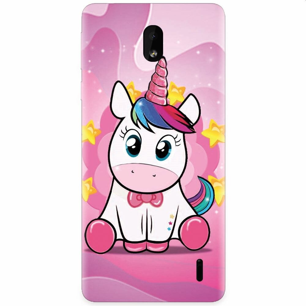 Husa silicon pentru Nokia 1 Plus, Dream Like A Unicorn