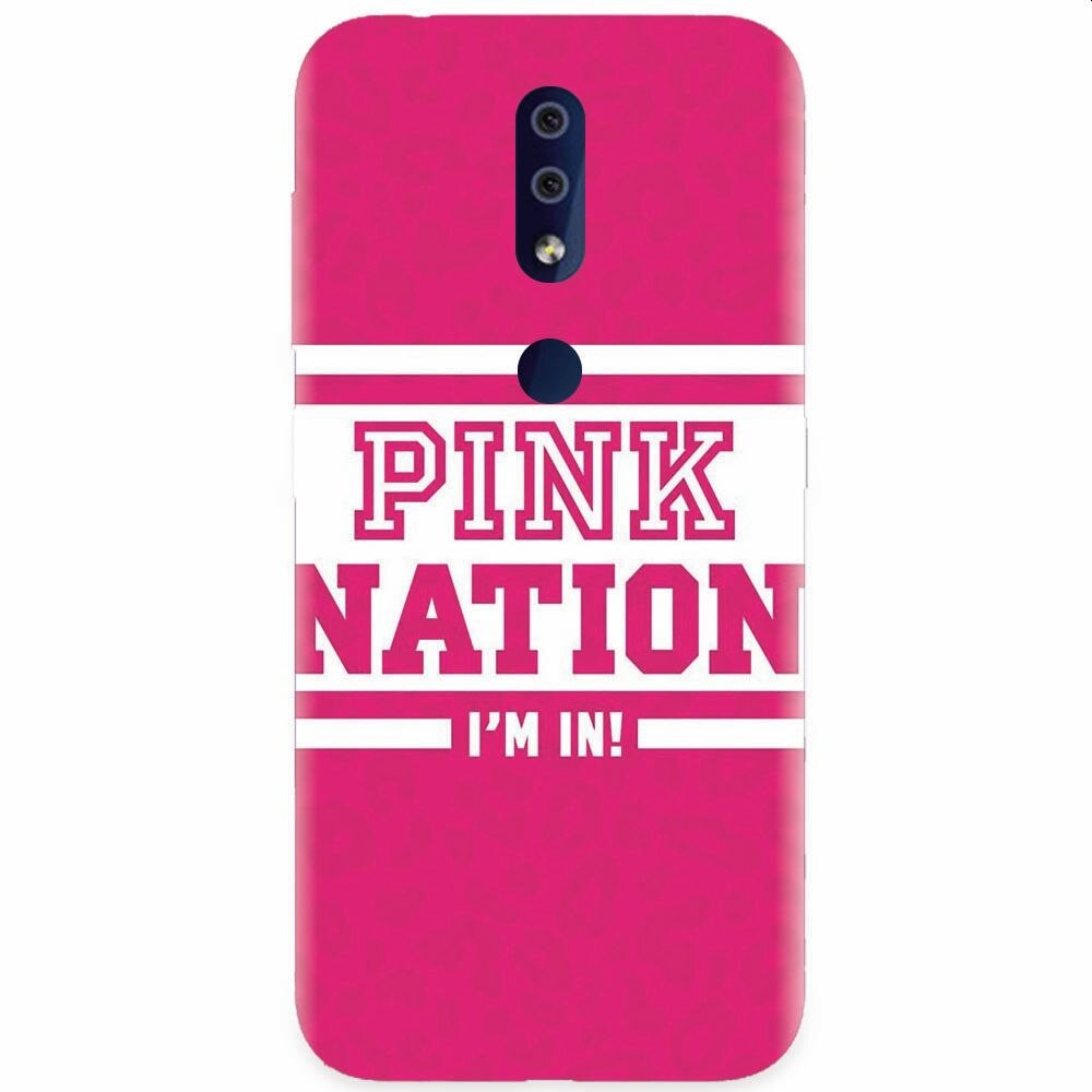 Husa silicon pentru Nokia 4.2, Pink Nation