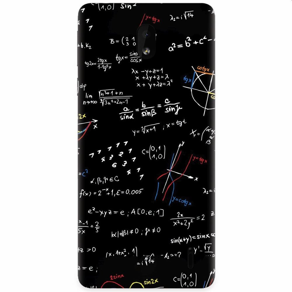 Husa silicon pentru Nokia 1 Plus, Math
