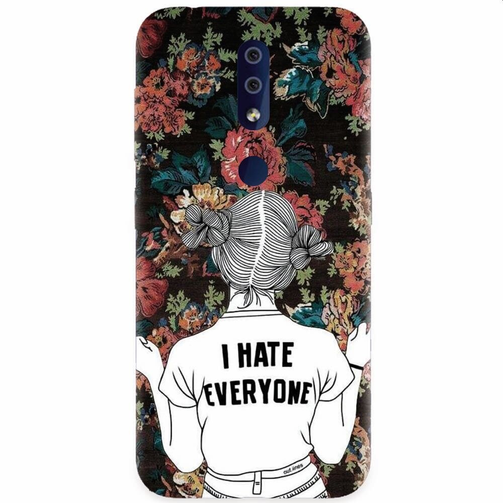 Husa silicon pentru Nokia 4.2, I Hate Everyone