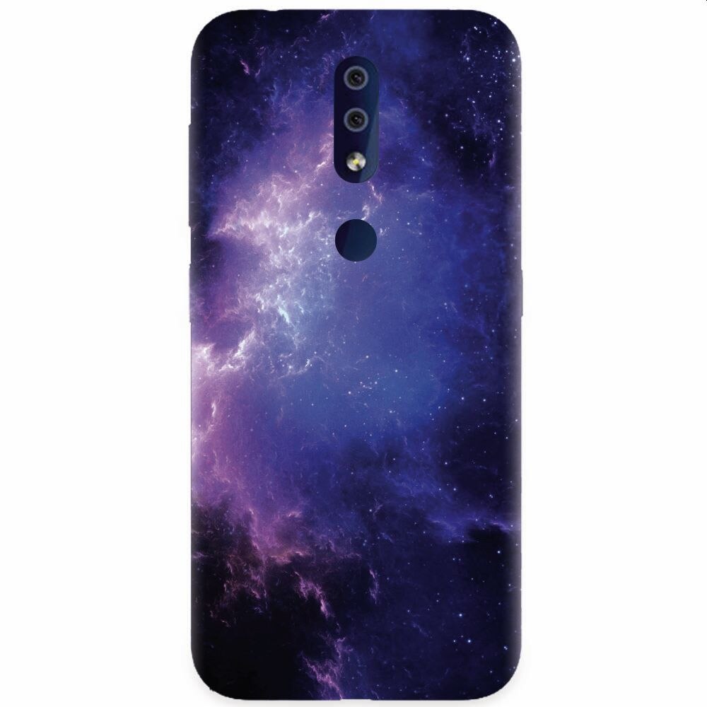 Husa silicon pentru Nokia 4.2, Purple Space Nebula