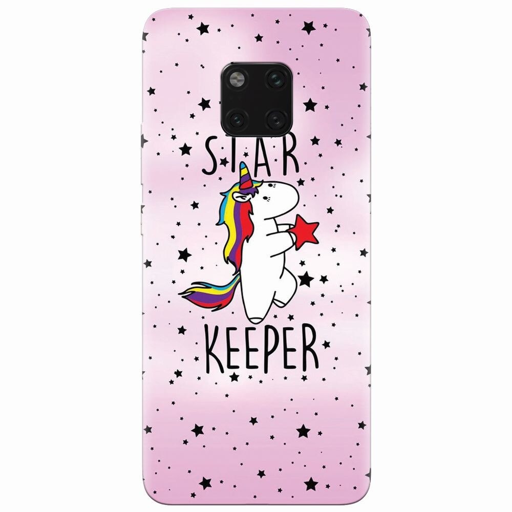Husa silicon pentru Huawei Mate 20 Pro, Unicorn Star Keeper