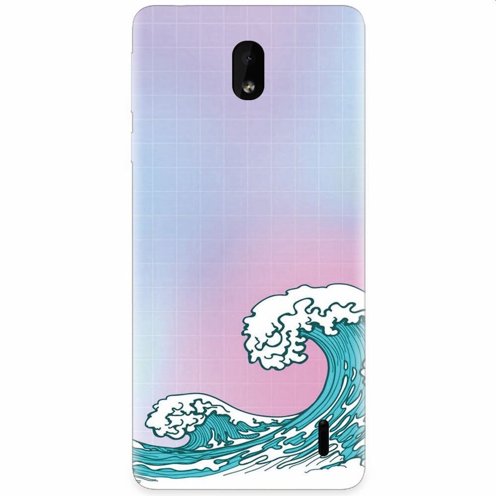 Husa silicon pentru Nokia 1 Plus, Waves
