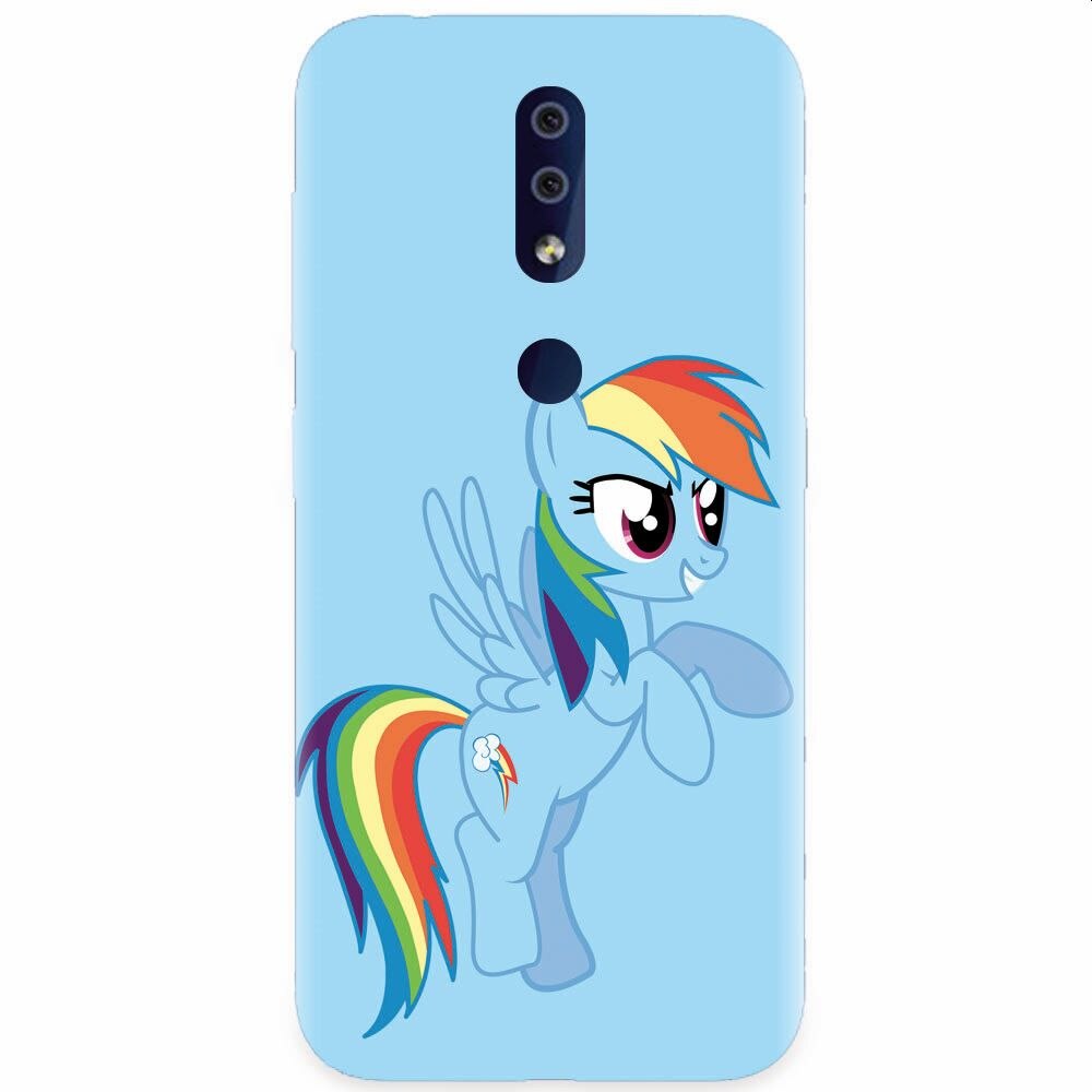 Husa silicon pentru Nokia 4.2, Rainbow Dash