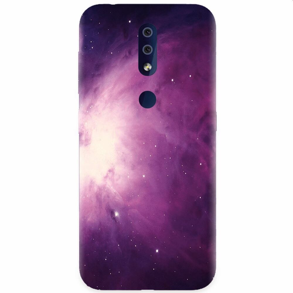 Husa silicon pentru Nokia 4.2, Purple Supernova Nebula Explosion