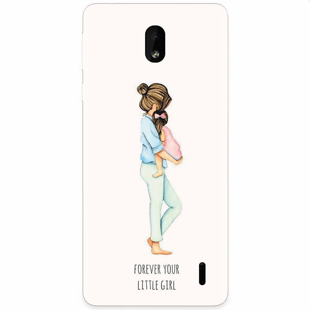 Husa silicon pentru Nokia 1 Plus, Forever Little Girl