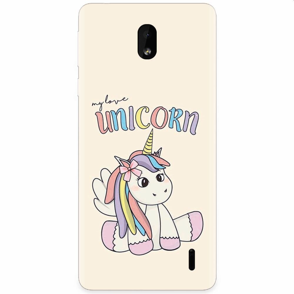 Husa silicon pentru Nokia 1 Plus, My Love Unicorn