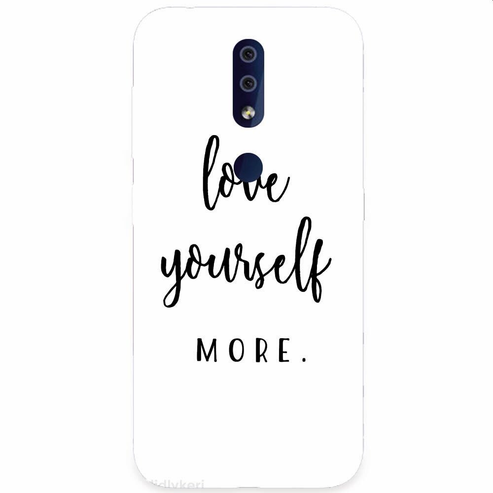 Husa silicon pentru Nokia 4.2, Love Yourself More