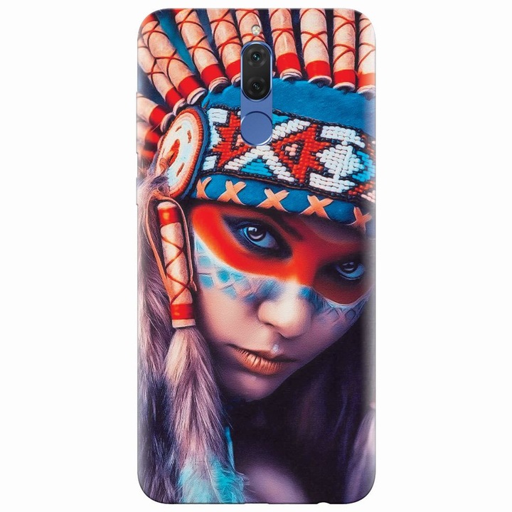 Husa din silicon compatibila cu Huawei Mate 10 Lite, Attractive Girl Model