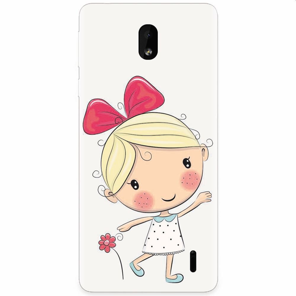 Husa silicon pentru Nokia 1 Plus, Fetita