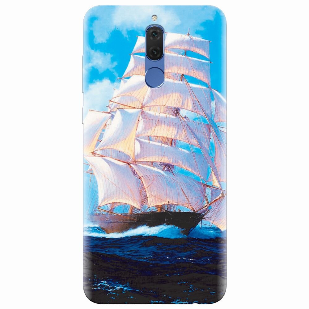 Husa silicon pentru Huawei Mate 10 Lite, Attractive Art Of Ships
