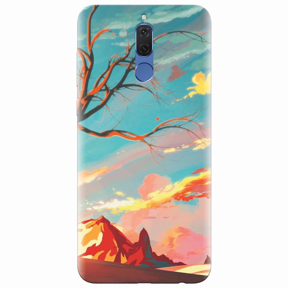 Husa silicon pentru Huawei Mate 10 Lite, Artistic Landscape