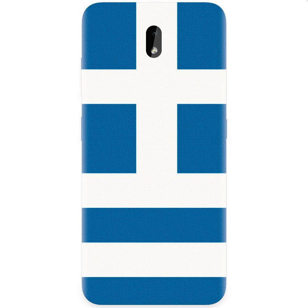 Husa silicon pentru Nokia 3.2, Greece Flag