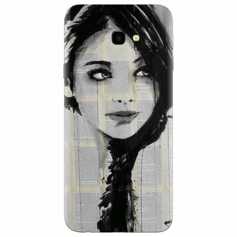 Husa silicon pentru Samsung Galaxy J4 Plus, Blue Eyes