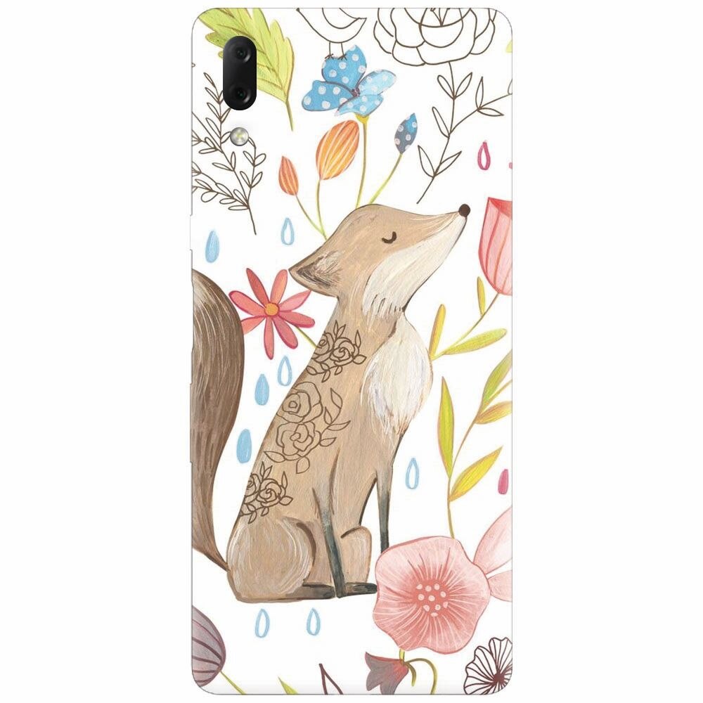 Husa silicon pentru Sony Xperia L3, Fox