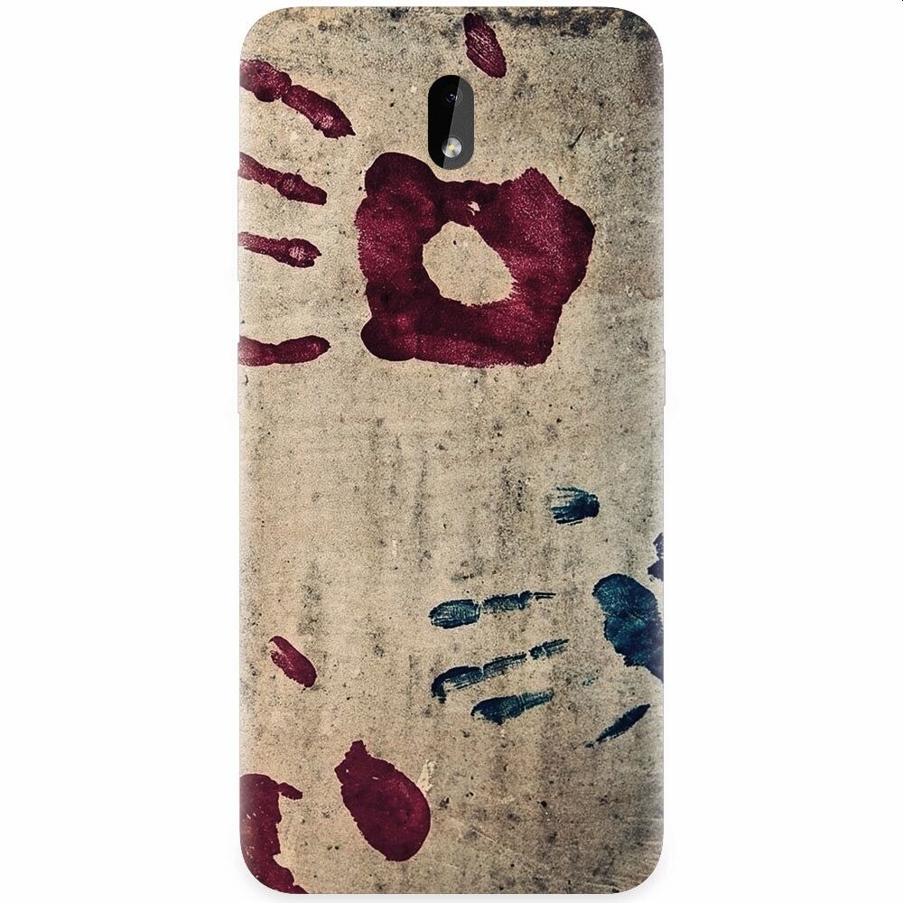 Husa silicon pentru Nokia 3.2, Handprints