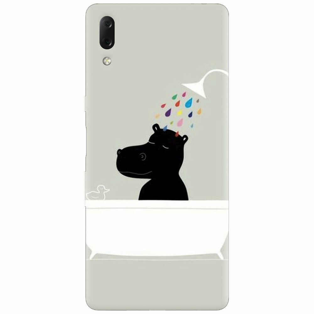 Husa silicon pentru Sony Xperia L3, Hippo Bath