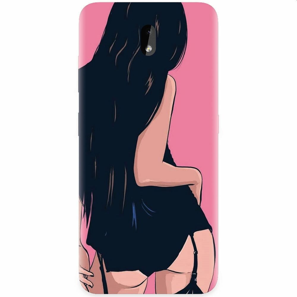 Husa silicon pentru Nokia 3.2, Girl With Long Hair